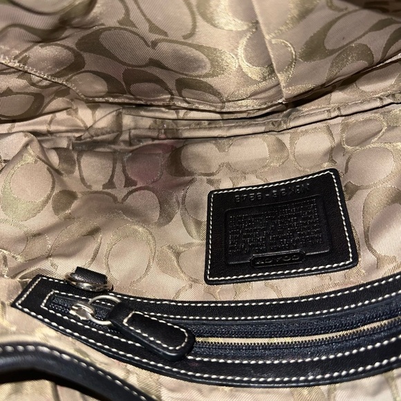 Vintage Coach black leather soho  Y2K bag 9248 - Picture 15 of 15